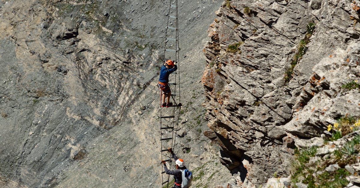 découvrez notre équipement complet pour la via ferrata : casques, harnais, longes et mousquetons pour une aventure en toute sécurité et performance.